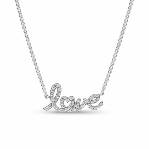 Srebrna ogrlica - Love