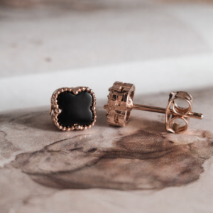 Detelina Mini - crne, rose gold